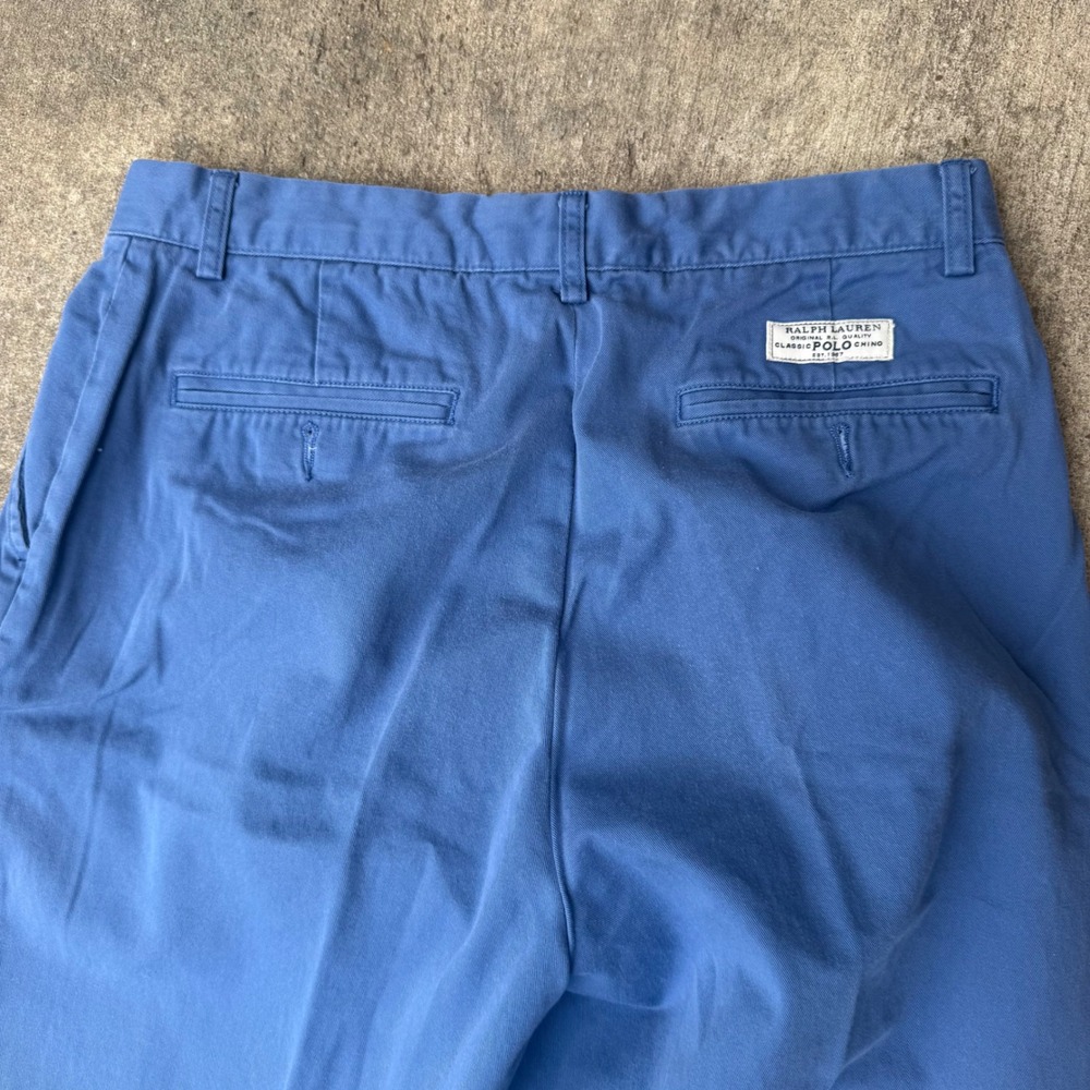 Polo Ralph Lauren Prospect Pant Mens 33x30 Blue Classic Polo Chino Straight Leg - Picture 7 of 11